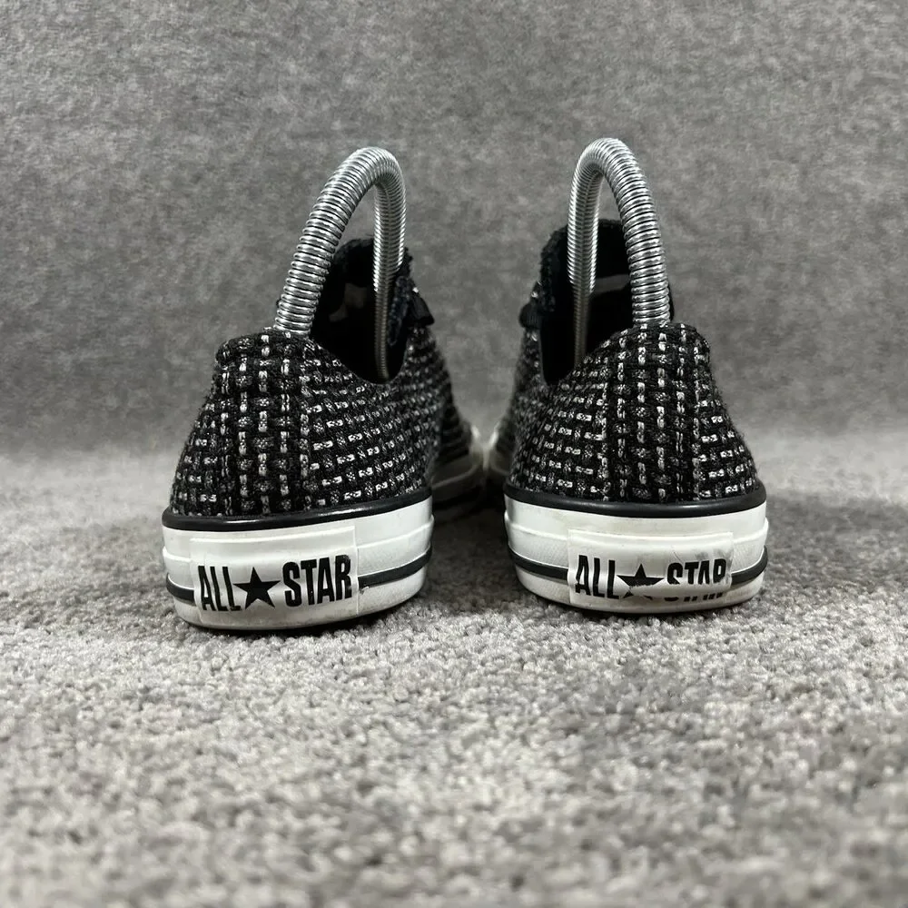 Converse Chuck Taylor All Star Hex Jacquard OX 119121F Women’s Sz 7 Black Shoes